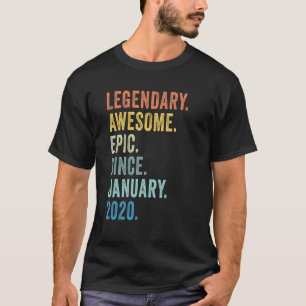Camiseta aniversário de 3 anos Menino Legendário Epic Incrí