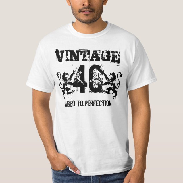 Camiseta Aniversário de 40 anos (Frente)