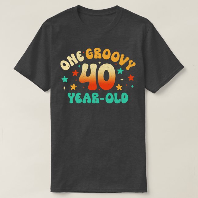 CAMISETA ANIVERSÁRIO DE 40 ANOS 2 (Frente do Design)