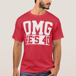 Camiseta aniversário de 40 anos 40 Anos