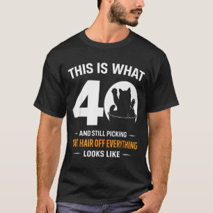 Camiseta Aniversário de 40 anos 40 anos de idade Amante de