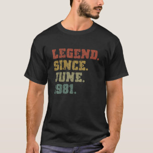 Camiseta aniversário de 40 anos Butterfly Art junho de 1981