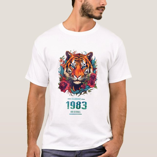 Camiseta aniversário de 40 anos Clássico (Frente)