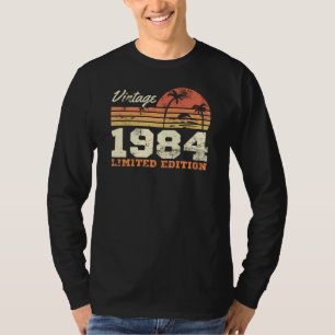 Camiseta Aniversário de 40 anos da Edição Limitada Vintage 