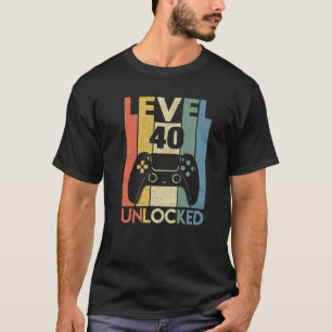 Camiseta Aniversário de 40 anos de Jogador de Vídeo Engra