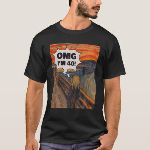 Camiseta Aniversário de 40 anos engraçado de 40 anos