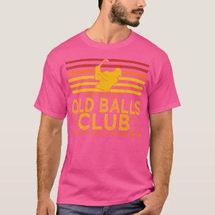 Camiseta aniversário de 40 anos Funny Golf Old Balls Club