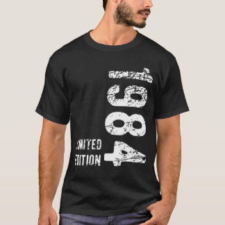 Camiseta aniversário de 40 anos Gift 1984 Limited Edition 4