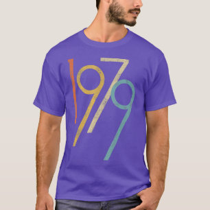 Camiseta aniversário de 40 anos Gift Vintage 1979 T Shirt 