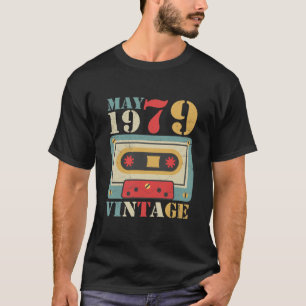 Camiseta aniversário de 40 anos Gift Vintage maio de 1979 