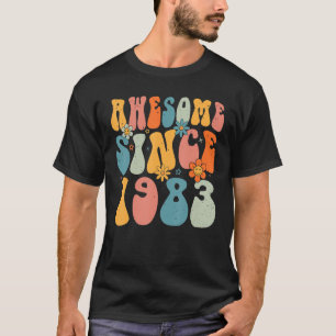 Camiseta aniversário de 40 anos Incrível Desde 1983, 40 Ano