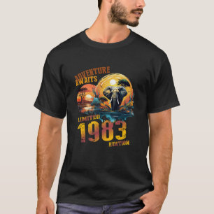 Camiseta aniversário de 40 anos Limited 1983 Edition Suores