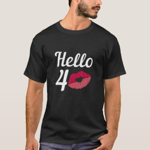 Camiseta aniversário de 40 anos Mulher Desdecoração Engraça