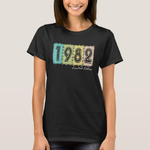 Camiseta aniversário de 40 anos Mulheres 40 Anos 1982 20