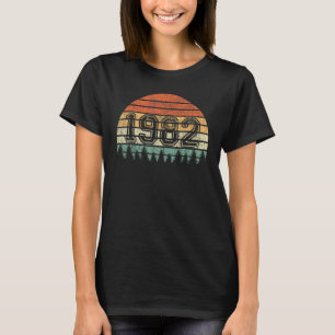 Camiseta aniversário de 40 anos Mulheres 40 Anos 1982 45