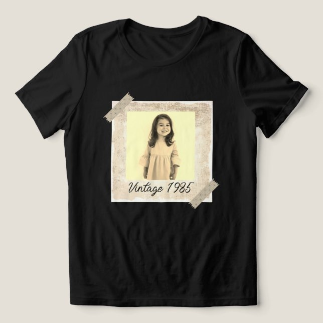 Camiseta Aniversário de 40 anos Personalizado Moderno - Par (Design frontal)