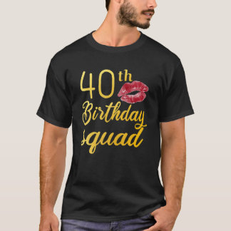 Camiseta aniversário de 40 anos Squad