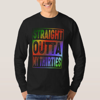 Camiseta Aniversário de 40 anos Vintage Straight Outta My T
