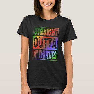 Camiseta Aniversário de 40 anos Vintage Straight Outta My T