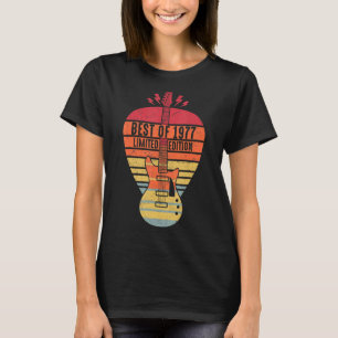 Camiseta Aniversário De 45 Anos Melhor De 1977