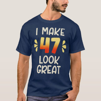 Camiseta Aniversário de 47 anos