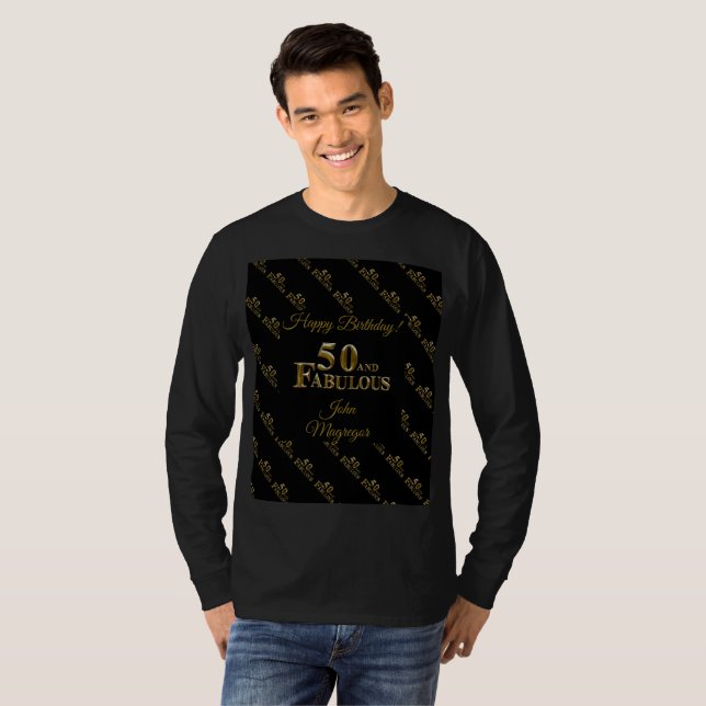 Camiseta Aniversário de 50 anos (Frente Completa)