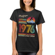 Aniversário de 50 anos de janeiro de 1976 Vintage
