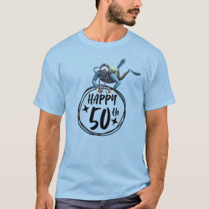 Camiseta Aniversário de 50 anos do Scuba