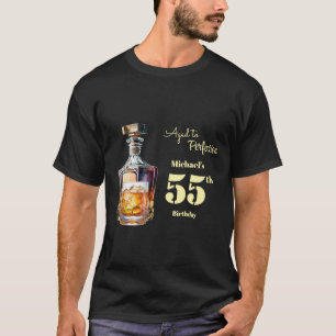 Camiseta Aniversário de 55 anos dos Homens Envelhecidos à P