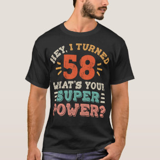 Camiseta Aniversário de 58 anos