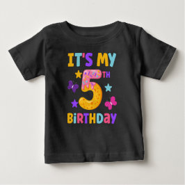 Camiseta Aniversário de 5 anos