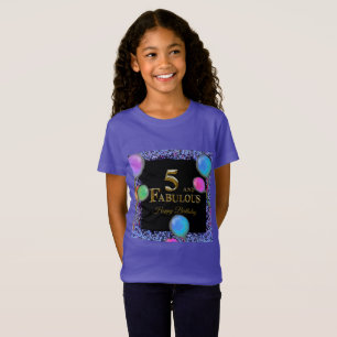 Camiseta Aniversário de 5 anos
