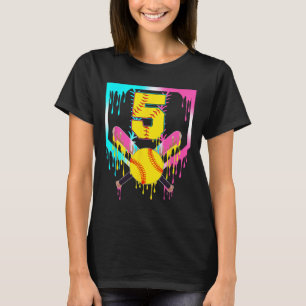 Camiseta Aniversário de 5 anos Softll Home Plate Drip Sorve