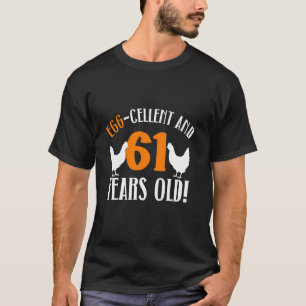Camiseta Aniversário de 61 anos 61 Anos Fazendeiro de Galin