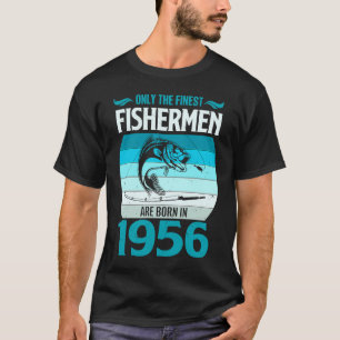 Camiseta Aniversário de 65 anos para pescador de 65 anos 19