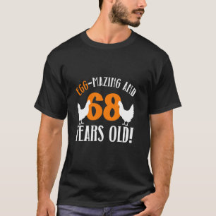 Camiseta Aniversário de 68 anos 68 Anos Fazendeiro de Galin