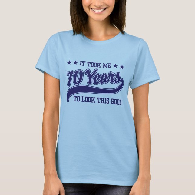 Camiseta Aniversário de 70 anos (Frente)