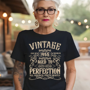 Camiseta Aniversário de 70 anos personalizado setenta vinta