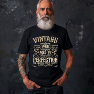 Camiseta Aniversário de 70 anos personalizado vintage
