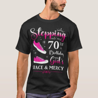 Camiseta Aniversário de 70 Anos Setenta 70 Anos de Idade Fe