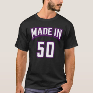 Camiseta Aniversário De 70 Feita Em 1950 Com Presente De Fu