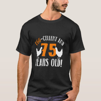 Camiseta Aniversário de 75 anos Fazendeiro de Galinhas Gali