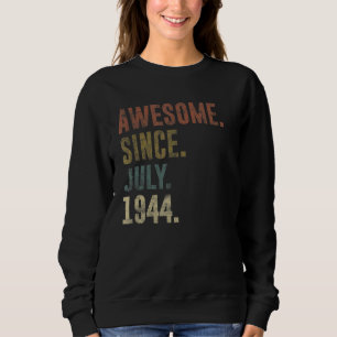 Camiseta Aniversário de 78 anos Vintage Incrível Desde Julh