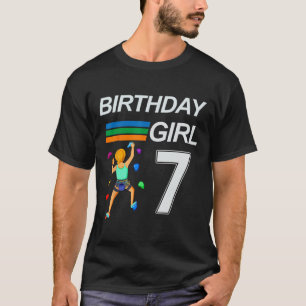 Camiseta Aniversário de 7 Anos Bouldering Escalada em Rocha