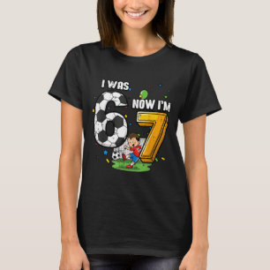 Camiseta aniversário de 7 anos era 6 7 futebol 67 meme meni