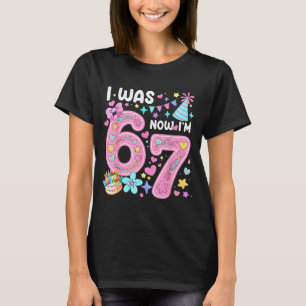 Camiseta Aniversário de 7 Anos Eu Era 6 Agora Eu Tenho 7 67
