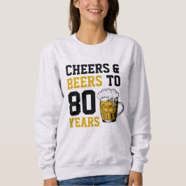 Camiseta Aniversário de 80 para 80 anos