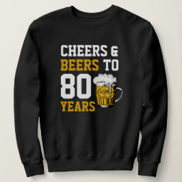 Camiseta Aniversário de 80 para 80 anos