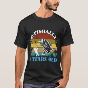 Camiseta Aniversário de 85 Anos de Idade O'fishally Vintage