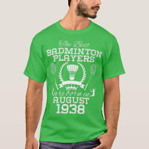Camiseta Aniversário de 86 anos em agosto de 1938 Melhor Ba